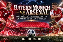 Nhận định Bayern Munich vs Arsenal, 02h00 ng&agrave;y 22/10: Kỳ ph&ugrave;ng địch thủ