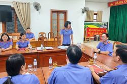 Viện trưởng VKSND tỉnh L&agrave;o Cai động vi&ecirc;n c&aacute;n bộ, Kiểm s&aacute;t vi&ecirc;n khắc phục kh&oacute; khăn, ổn định c&ocirc;ng t&aacute;c