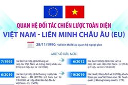 Quan hệ Đối t&aacute;c chiến lược to&agrave;n diện Việt Nam - Li&ecirc;n minh ch&acirc;u &Acirc;u