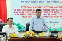 Gỡ vướng mặt bằng, đẩy nhanh dự án logistics đường thủy phía Nam