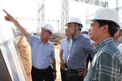 Kiểm tra tiến độ Dự &aacute;n Trạm biến &aacute;p 220kV Y&ecirc;n Dũng v&agrave; đường d&acirc;y đấu nối