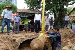 Đ&agrave; Nẵng ph&aacute;t hiện s&uacute;ng thần c&ocirc;ng thời Nguyễn tại Th&agrave;nh Điện Hải