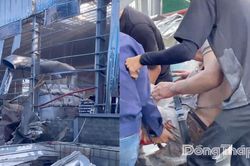 Nổ l&ograve; hơi tại c&ocirc;ng ty ở Khu c&ocirc;ng nghiệp Long Giang, 2 người bị thương