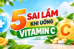 Infographic 5 sai lầm khi uống vitamin C ph&ograve;ng cảm c&uacute;m l&uacute;c giao m&ugrave;a