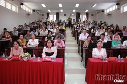 Khai giảng lớp bồi dưỡng nghiệp vụ c&ocirc;ng t&aacute;c văn thư, lưu trữ