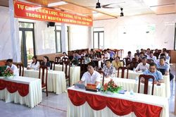 Đảng ủy x&atilde; Nam Cam Ranh tập huấn kỹ năng truyền th&ocirc;ng số