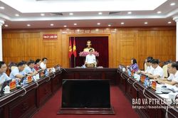 Ban Thường vụ Tỉnh ủy tổ chức hội nghị kỳ chuy&ecirc;n đề