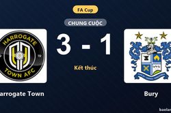 Thống k&ecirc; trận đấu Harrogate Town 3-1 Bury: Harrogate Town gi&agrave;nh chiến thắng chung cuộc
