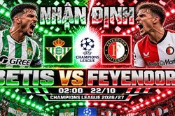 Nhận định b&oacute;ng đ&aacute; Betis vs Feyenoord: Antony đối đầu h&agrave;ng c&ocirc;ng ghi 21 b&agrave;n sau 5 trận