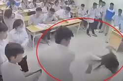 H&agrave; Nội: Bắt nam sinh li&ecirc;n quan vụ nữ gi&aacute;o vi&ecirc;n THPT Mạc Đĩnh Chi bị đ&aacute;nh tr&ecirc;n bục giảng
