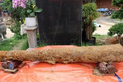 Ph&aacute;t hiện khẩu s&uacute;ng thần c&ocirc;ng d&agrave;i gần 3 m&eacute;t tại Th&agrave;nh Điện Hải