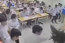 Sở GD&ĐT H&agrave; Nội th&ocirc;ng tin về vụ nam sinh đấm c&ocirc; gi&aacute;o tại lớp
