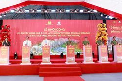 Phú Thọ: Khởi công dự án nhà ở hơn 1.000 căn hộ dành cho lực lượng Công an nhân dân