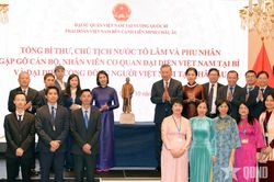 X&acirc;y dựng cộng đồng đo&agrave;n kết, ph&aacute;t huy vai tr&ograve; cầu nối Việt Nam v&agrave; ch&acirc;u &Acirc;u