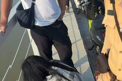 CSGT Hà Nội kịp thời can ngăn cô gái có ý định nhảy cầu Long Biên