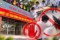 B&ecirc;n trong ng&ocirc;i trường nơi nam học sinh đấm c&ocirc; gi&aacute;o g&acirc;y r&uacute;ng động