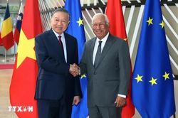 Việt Nam - EU ra Th&ocirc;ng c&aacute;o b&aacute;o ch&iacute; chung nh&acirc;n chuyến thăm của Tổng B&iacute; thư, Chủ tịch nước