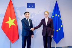 Nhiều tập đoàn quốc phòng các nước EU trưng bày ở Triển lãm quốc phòng Việt Nam