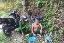 Công an ngăn người đàn ông ở Phú Thọ tự đào huyệt mộ, định tự tử