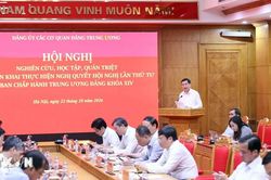 Đảng bộ c&aacute;c cơ quan Đảng TW triển khai thực hiện Nghị quyết TW 4 kh&oacute;a XIV