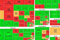 VN-Index tiếp tục cải thiện, nh&oacute;m bất động sản l&agrave; t&acirc;m điểm n&acirc;ng đỡ chỉ số