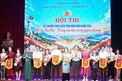 Hội thi kể chuyện theo s&aacute;ch tỉnh Điện Bi&ecirc;n năm 2026