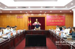 Họp Thường trực Ban Chỉ đạo ph&ograve;ng, chống tham nhũng, l&atilde;ng ph&iacute;, ti&ecirc;u cực tỉnh