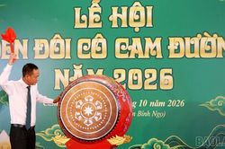 Tưng bừng Lễ hội Đền Đôi Cô năm 2026