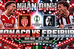 Nhận định b&oacute;ng đ&aacute; Monaco vs Freiburg: Golovin đối đầu h&agrave;ng thủ kỷ luật của Bundesliga