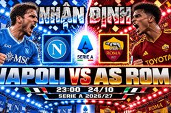 Nhận định b&oacute;ng đ&aacute; Napoli vs AS Roma: De Bruyne đối đầu Malen trong đại chiến Serie A