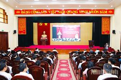 Hội nghị quán triệt, tập huấn việc triển khai xây dựng cơ sở dữ liệu vị trí việc làm của hệ thống chính trị