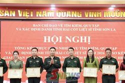 Sơ kết giai đoạn 1 'Chiến dịch 500 ng&agrave;y đ&ecirc;m đẩy mạnh thực hiện t&igrave;m kiếm, quy tập v&agrave; x&aacute;c định danh t&iacute;nh h&agrave;i cốt liệt sĩ'