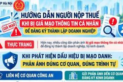 Thuế H&agrave; Nội hướng dẫn người nộp thuế khi bị giả mạo th&ocirc;ng tin c&aacute; nh&acirc;n th&agrave;nh lập doanh nghiệp