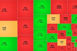 Sắc đỏ lấn &aacute;t thị trường, cổ phiếu họ Vingroup n&acirc;ng đỡ VN-Index