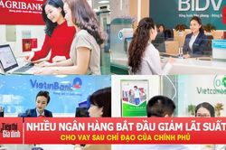 Nhiều ng&acirc;n h&agrave;ng bắt đầu giảm l&atilde;i suất cho vay sau chỉ đạo của ch&iacute;nh phủ