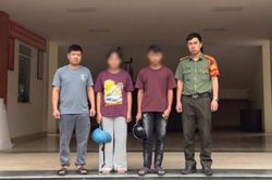 C&ocirc;ng an kịp thời ngăn chặn 2 em học sinh c&oacute; dấu hiệu bị dụ dỗ bỏ học đi l&agrave;m thu&ecirc;
