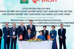 Hợp t&aacute;c v&igrave; mục ti&ecirc;u n&acirc;ng cao năng lực xuất khẩu cho doanh nghiệp Dược Việt Nam
