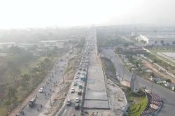 Ho&agrave;n th&agrave;nh sửa chữa, x&acirc;y dựng trạm c&acirc;n v&agrave; th&ocirc;ng xe cầu Thăng Long v&agrave;o 31-10