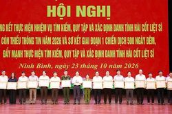 Ninh B&igrave;nh sơ kết giai đoạn 1 của Chiến dịch 500 ng&agrave;y đ&ecirc;m quy tập, x&aacute;c định danh t&iacute;nh h&agrave;i cốt liệt sĩ