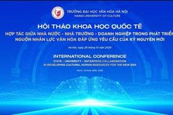 Ph&aacute;t triển nguồn nh&acirc;n lực văn h&oacute;a từ hợp t&aacute;c ba b&ecirc;n