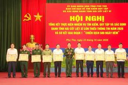 [Video] Sơ kết giai đoạn 1 Chiến dịch 500 ng&agrave;y đ&ecirc;m t&igrave;m kiếm, quy tập v&agrave; x&aacute;c định danh t&iacute;nh h&agrave;i cốt liệt sĩ