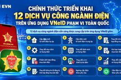 Cung cấp 12 dịch vụ c&ocirc;ng ng&agrave;nh điện tr&ecirc;n VNeID