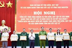 Th&aacute;i Nguy&ecirc;n ho&agrave;n th&agrave;nh lấy mẫu 941 mộ liệt sĩ, vượt tiến độ 110 ng&agrave;y