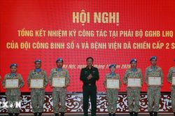 Đội Công binh số 4 và Bệnh viện dã chiến cấp 2 số 7 hoàn thành xuất sắc sứ mệnh gìn giữ hòa bình
