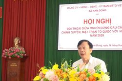 Đảng bộ x&atilde; Nam Dong: Lấy hiệu quả c&ocirc;ng việc v&agrave; niềm tin của Nh&acirc;n d&acirc;n l&agrave;m thước đo