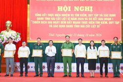Th&aacute;i Nguy&ecirc;n: Ho&agrave;n th&agrave;nh lấy mẫu h&agrave;i cốt liệt sĩ vượt tiến độ