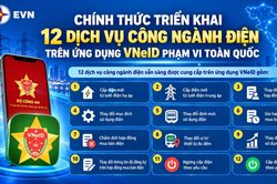 Ch&iacute;nh thức triển khai 12 dịch vụ c&ocirc;ng ng&agrave;nh điện tr&ecirc;n ứng dụng VNeID