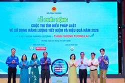 Ph&aacute;t động cuộc thi t&igrave;m hiểu ph&aacute;p luật về sử dụng năng lượng tiết kiệm, hiệu quả