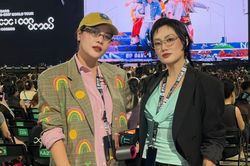 Đ&agrave;m Thu Trang v&agrave; d&agrave;n sao 'check-in' s&acirc;n Mỹ Đ&igrave;nh xem concert Big Bang