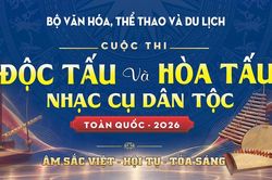 To&agrave;n cảnh 'Cuộc thi Độc tấu v&agrave; H&ograve;a tấu nhạc cụ d&acirc;n tộc to&agrave;n quốc' - 2026